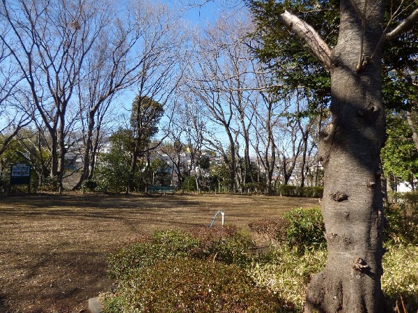 籠口ノ池公園　(籠口ノ池は、二代将軍 徳川秀忠の妻 江が、白蛇になって水を飲みに現れたという伝説がある池。桜のシーズンは花見の名所になっています。)