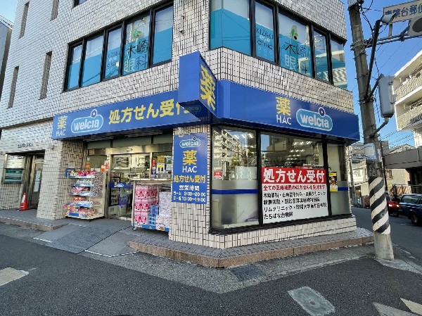 ハックドラッグ青葉台店(ドラックストアの需要は年々増加しています。その理由は商品の多様化と低価格なことが理由なようです。今やなくてはならない施設です。)