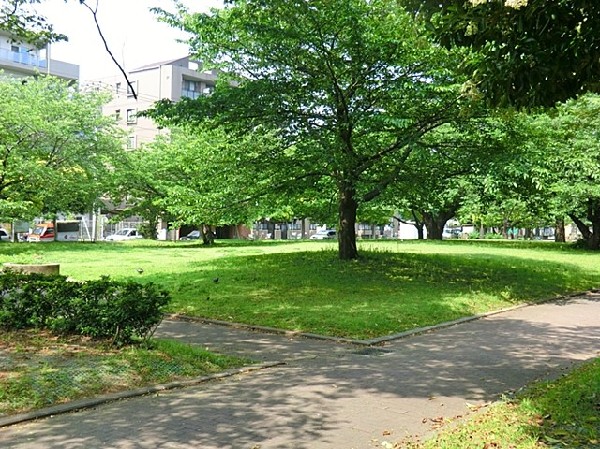 汐入公園(展望広場、ふれあい広場、ピクニック広場、複合遊具等を設け、のびのびと楽しめる公園です。)