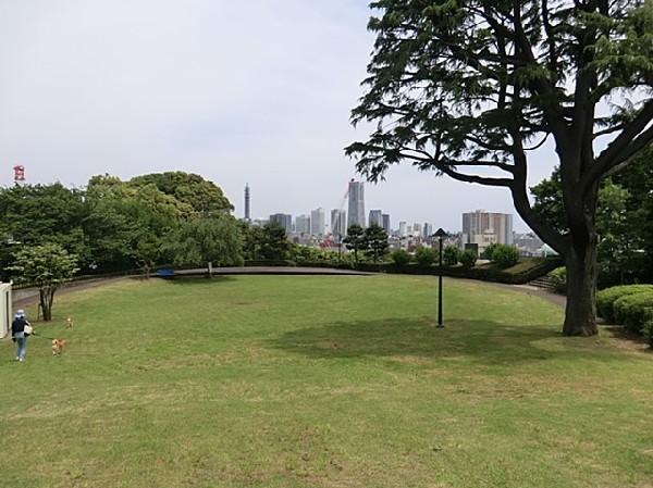 浅間台みはらし公園(みなとみらい地区を一望できる眺望スポット。ベンチでゆったりと座りながら横浜の街並みや夜景を楽しめます。)
